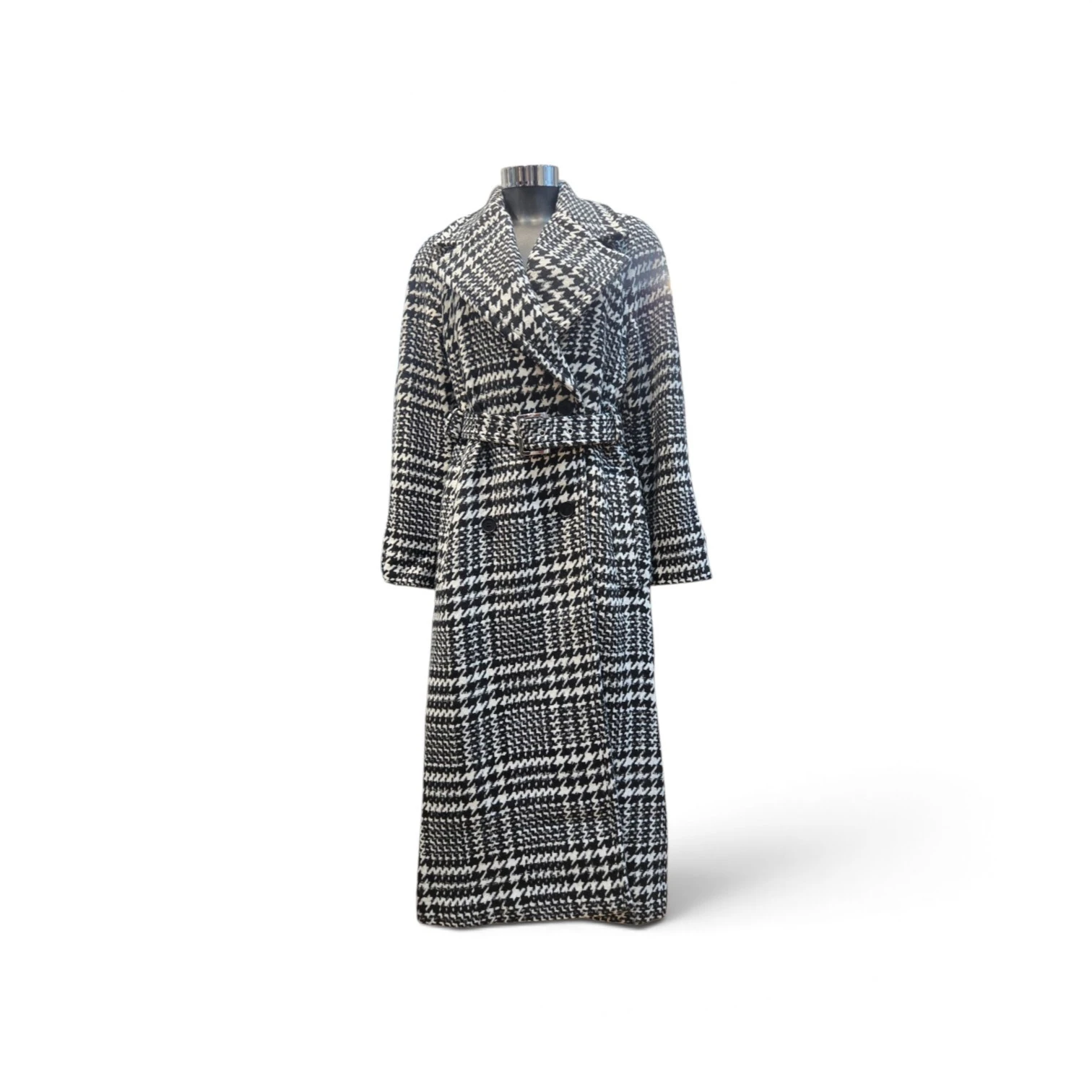MANTEAU MAXI LONG 20%LAINE / 80%POLYESTER