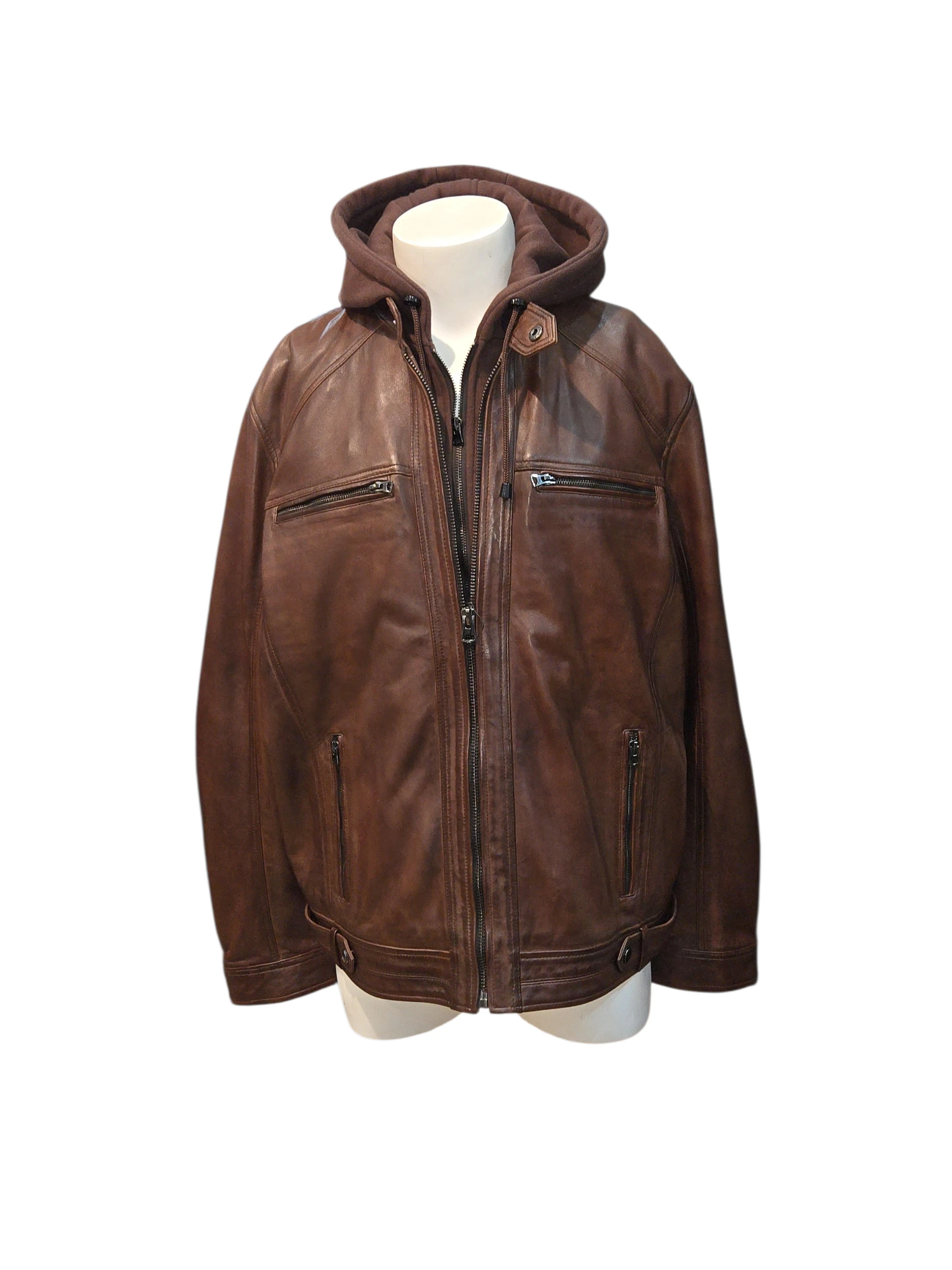 BLOUSON CUIR AGNEAU