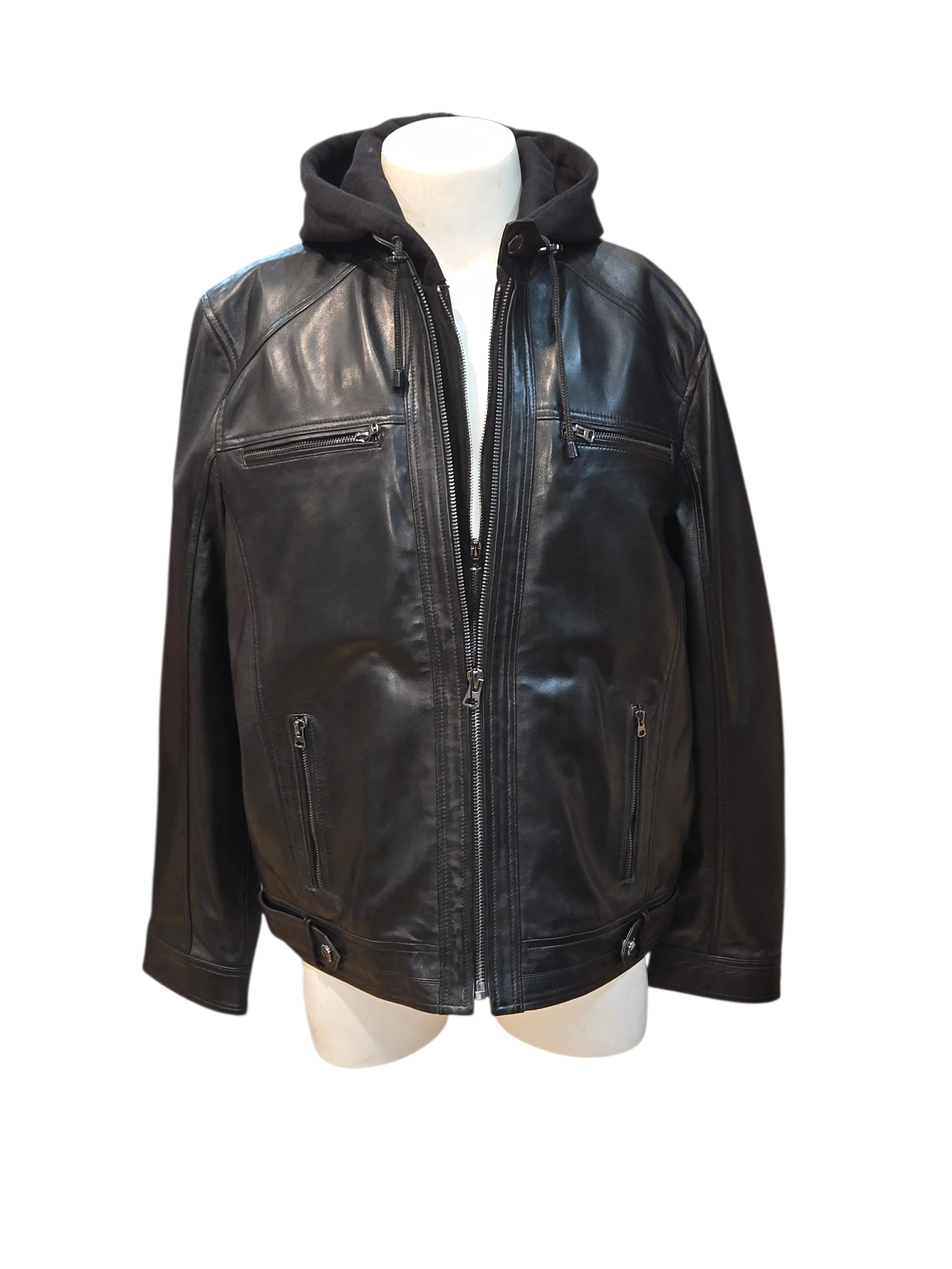 BLOUSON CUIR AGNEAU